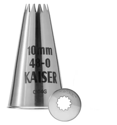 Produktbild von Kaiser Kronentülle 10mm, Edelstahl rostfrei, Silberfarben