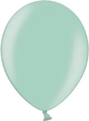Immagine prodotto di Palloncini 30 cm, verde chiaro metallizzato (1 confezione / 100 pezzi)