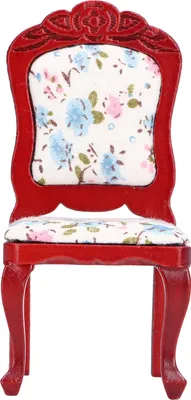 Immagine prodotto di sedia della casa delle bambole in scala 1:12, modello in miniatura in legno simulato, accessorio d'arredo, regalo