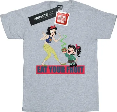 Produktbild von Disney - "Wreck It Ralph Eat Your Fruit" T-Shirt für Damen BI51640 (M) (Grau)