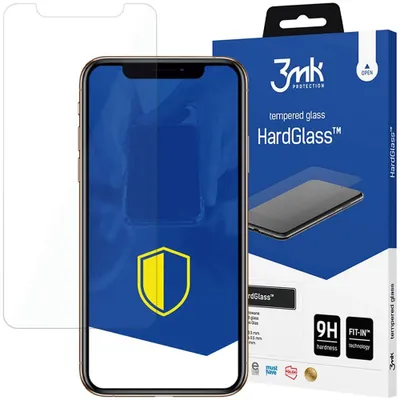 Obrázok produktu pre 3MK HardGlass, Apple, iPhone XS Max/11 Pro Max, Prachuodolný, Odolné proti poškriabaniu, Priehľadná, 1 kusov