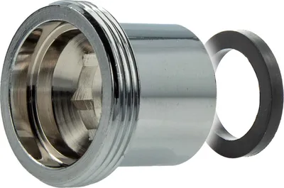Produktbild von tecuro Reduzierstück Adapter M22 x1 AG auf M16 x1 IG, Messing verchromt