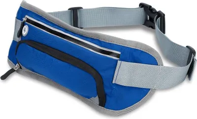Produktbild von Cadorabo Sport Trinkflasche Bauchtasche in Blau Reflektierend Hüfttasche Gürteltasche Handytasche
