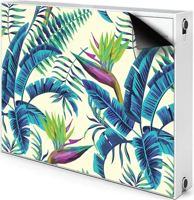 Produktbild von Magnet Heizkörperabdeckung Heizkörperverkleidung Verkleidung Abdeckung 110x60 cm  - Tropisches Bild