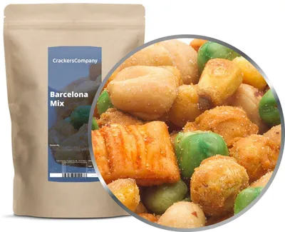 Produktbild von CrackersCompany Barcelona-Nussmischung (Barcelona Mix), ZIP-Beutel 450 g