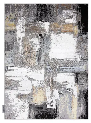 Produktbild von Modern DE LUXE Teppich 633 Abstraktion - Strukturell creme / gold beige 140x190 cm