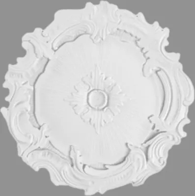 Produktbild von PROVISTON | Stuckrosette | Polystyrol | Durchmesser 400 mm | Weiß | Deckenrosette