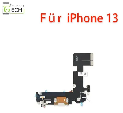 Produktbild von Ladebuchse für iPhone 13 Anschluss Connector Flex USB Weiß
