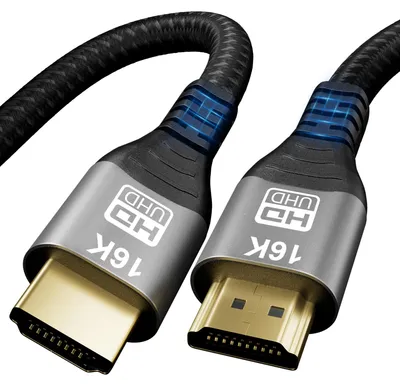 Immagine prodotto di Cavo HDMI 2.2, lunghezza 0,5 metri | Cavo HDMI ultraveloce da 96 Gbps, compatibile con risoluzioni 16K a 60Hz, 8K a 240Hz e 4K a 480Hz