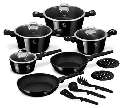 Obrázok produktu pre Berlingerhaus BH-8232 s titanovým povrchem 15 ks Black Vantage Collection