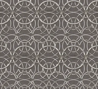 Zdjęcie produktu dla Tapeta Versace geometryczna Tapete La Scala del Palazzo Vliestapete grau
