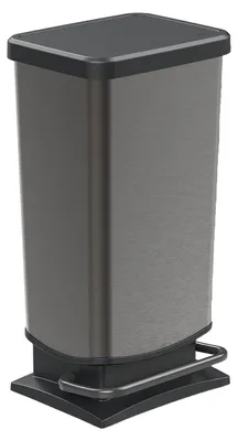 Produktbild von Rotho Abfalleimer 40 L Paso - Treteimer Geruchsdicht - Abfallbehälter 35,3 x 29,5 x 67,6 cm - Mülleimer mit Softclose - Tretabfalleimer