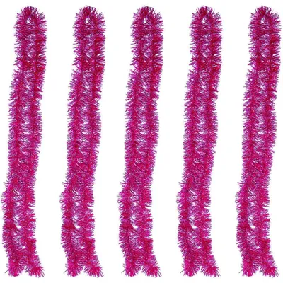 Produktbild von Lametta-Girlande glitzernd 5 Stück 2 m x 7 cm
