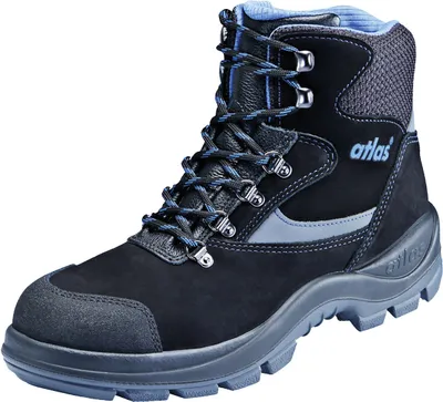 Produktbild von Atlas Sicherheitsstiefel Ergo Med 735 XP S3 ESD SRC DGUV W14 Gr.36 schwarz/royalblau