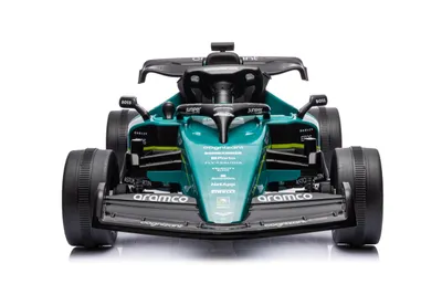 Obrázek produktu pro Dětské elektrické autíčko Aston Martin AMR23 12 V, zelené – licencovaný model s dálkovým ovládáním (3–8 let)