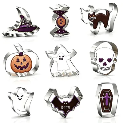 Obrázek produktu pro Sada vykrajítek na Halloween z nerezové oceli