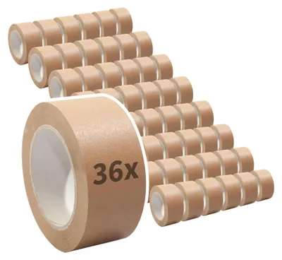 Produktbild von selmundo 4550, Papier Packband, Papierklebeband, 50mm  x 50m 36