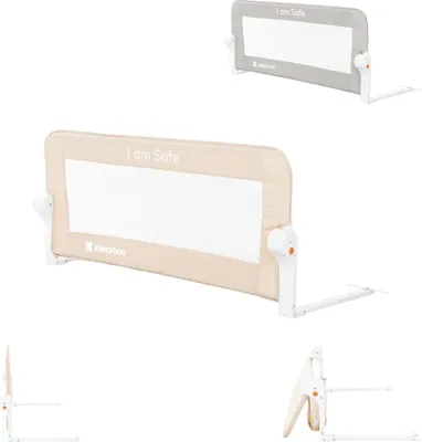 Produktbild von Kikkaboo Bettschutzgitter I am safe 102 cm lang, für Matratzenstärke 12 - 20 cm beige