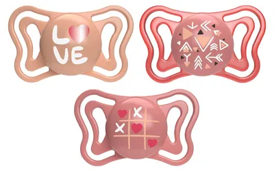 Produktbild von Schnuller Chicco 16-36 Monate Silikon rosa 2 Stück ergonomisch für Babys