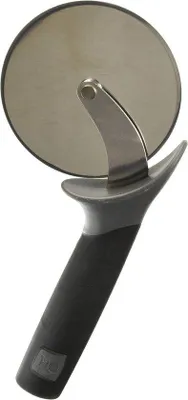 Produktbild von Famanu Pizzaschneider für Grill und Küche - Rutschfester Griff - Silber