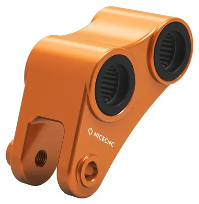 Obrázok produktu pre Sada na zníženie zadnej časti, CNC obrábaná, hliníková zliatina, oranžová