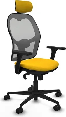 Obrázek produktu pro Kancelářská židle s opěrkou hlavy Piqueras y Crespo 3D036N2 Žlutá