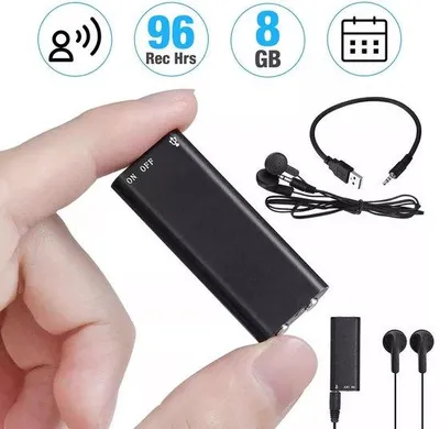 Immagine prodotto di Mini registratore digitale a cassetta da 8 GB - Mini registratore audio e vocale