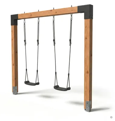 Produktbild von EXIT Linea Robust 110 Holz-Spielgerät, mit Schaukel, Spielgerät für Outdoor, Kinder