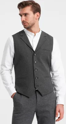 Produktbild von Ombre Clothing Formelle Herrenweste Xilhana graphit XL