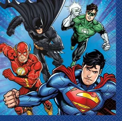 Produktbild von Servietten Justice League 16Stk./25cm