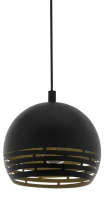 Produktbild von EGLO Camastra, 1 Glühbirne(n), E27, IP20, Schwarz, Gold