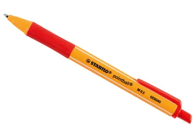 Obrázok produktu pre STABILO pointball, Klip, Zasúvacie pero so sponou, Doplňovacie, Červená, 1 kusov