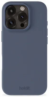 Obrázek produktu pro Kryt Holdit z silikonu pro Apple iPhone 16 Pro – barva Pacific Blue