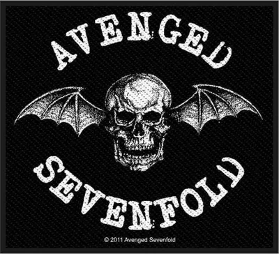 Produktbild von Avenged Sevenfold Death Bat Aufnäher zum Aufnähen 100 x 100 mm