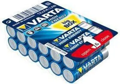 Produktbild von Varta High Energy AA - bateria jednorazowa - AA - alkaliczna - 1,5 V - 24 sztuki - niebieska - srebrna