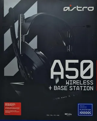 Produktbild von ASTRO Gaming A50 + Base Station Bezprzewodowe słuchawki na pałąku Czarny, Srebrny