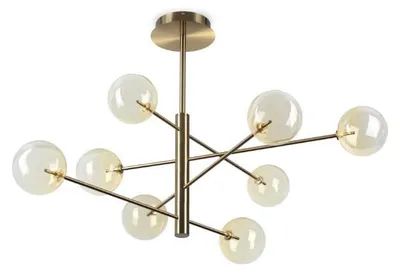 Produktbild von Ideal Lux 345420 EQUINOXE Pendelleuchte 8xG4 Kupfer