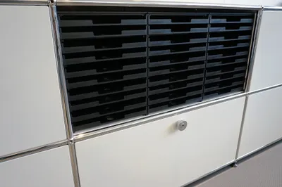 Produktbild von Schubladenbox styroval 243 10 Schubladen offen schwarz/schwarz