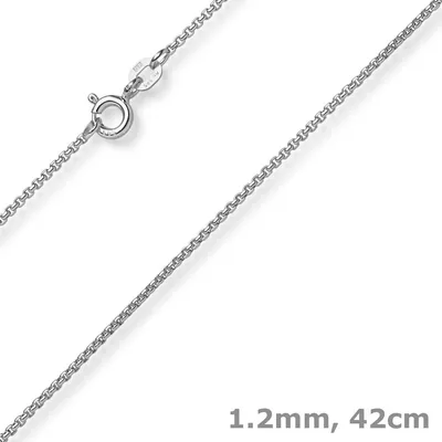 1-2mm-Collier-runde-Veneziakette-585-Weißgold-42cm