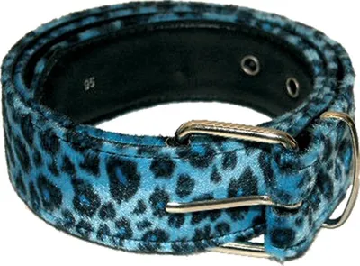 Produktbild von Leopardengürtel blau 100cm