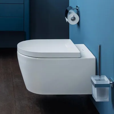 Zdjęcie produktu dla Duravit ME by Starck - Toaleta wisząca ze spłuczką HygieneFlush, bezrantowa, HygieneGlaze, biała 2579092000