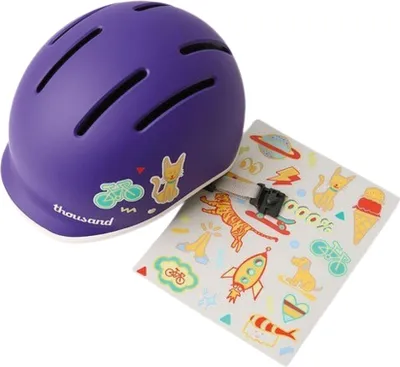 Immagine prodotto di Casco per bambini Thousand JR Party Purple taglia unica XS (49-53 cm) - Casco da bicicletta leggero...