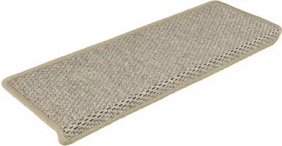 Image de vidaXL Tapis d'escalier autocollants aspect sisal, 30 pièces, 65 x 21 x 4 cm, vert clair
