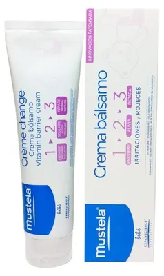 Image de Mustela Baby 1 2 3 Crème protectrice vitaminée 150 ml