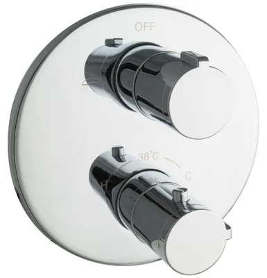 Produktbild von PaulGurkes Unterputz Thermostat Armatur Brausebatterie rund Duscharmatur