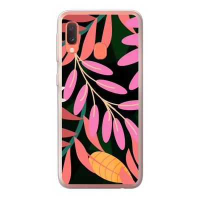 Produktbild von MuchoWow® Handyhülle Schutzhülle Hülle für Samsung Galaxy A20e Tropisch - Blumen - Muster Silikon Softcase Handy Hülle - Abdeckung