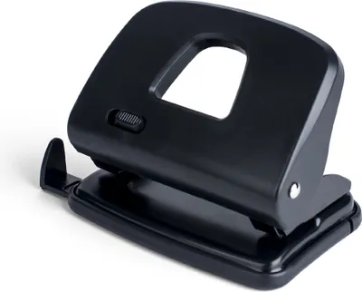 Produktbild von pavo Locher Stanzleistung: 20 Blatt schwarz aus Metall