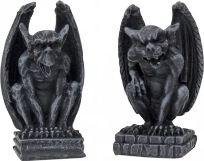 Produktbild von 2 Stück Kleine Mini-Gargoyles 6cm