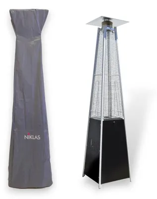 Obrázok produktu pre Ochranný kryt na vonkajší plynový ohrievač Termopatio, model Totem Niklas v tvare pyramídy