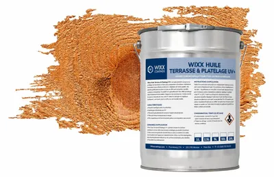 Image de Wixx Huile Terrasse & Platelage UV+ - Bangkirai - 1L